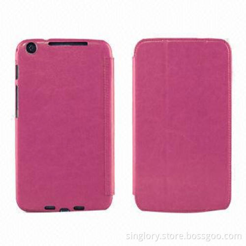 Leather Mobile Cases for Google Nexus 7 with Standing and Sleeping Functions